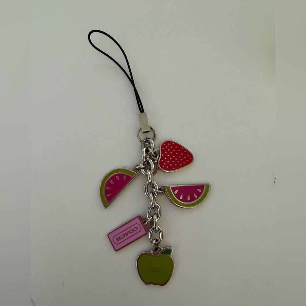 NWOT, Vintage Coach Fruit Bag Tag.